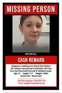 Ashlynn Gill Missing Person Poster