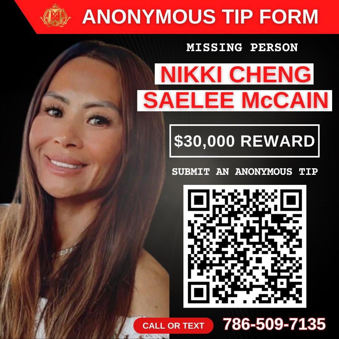 Anonymous Tip Form for Nikki Cheng Saelee McCain