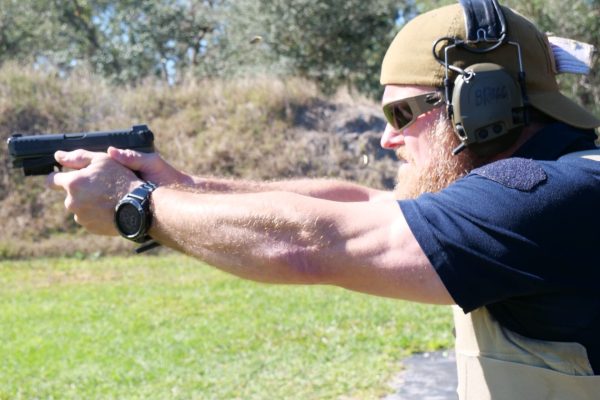 Rodney Brown, former Navy SEAL training for his Bodyguard assignment